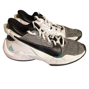 Nike Zoom Freak 2 GS Denim Bright Mango CW3227-101 Boys Basketball Shoes 3 Youth